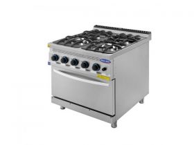 Oferta, National, Masina de gatit 4 arzatoare si cuptor, Ideal Inox, Linia 930