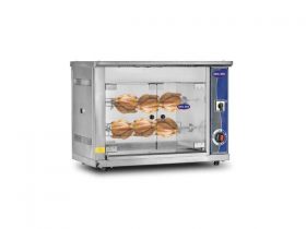 Oferta, National, Rotisor pe gaz 6 pui, Ideal Inox, gem fata si spate