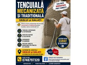 Oferta, Galati, Tencuiala mecanizata si traditionala