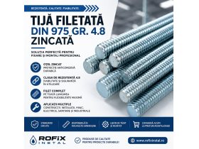 Oferta, Bucuresti, Tija Filetata DIN 975 Gr. 4.8 Zincata