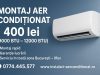 Manooera montaj aer conditionat