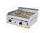 Oferta, National, Gratar profesional placa striata, Ideal Inox, 80 cm, butelie, Linia 630